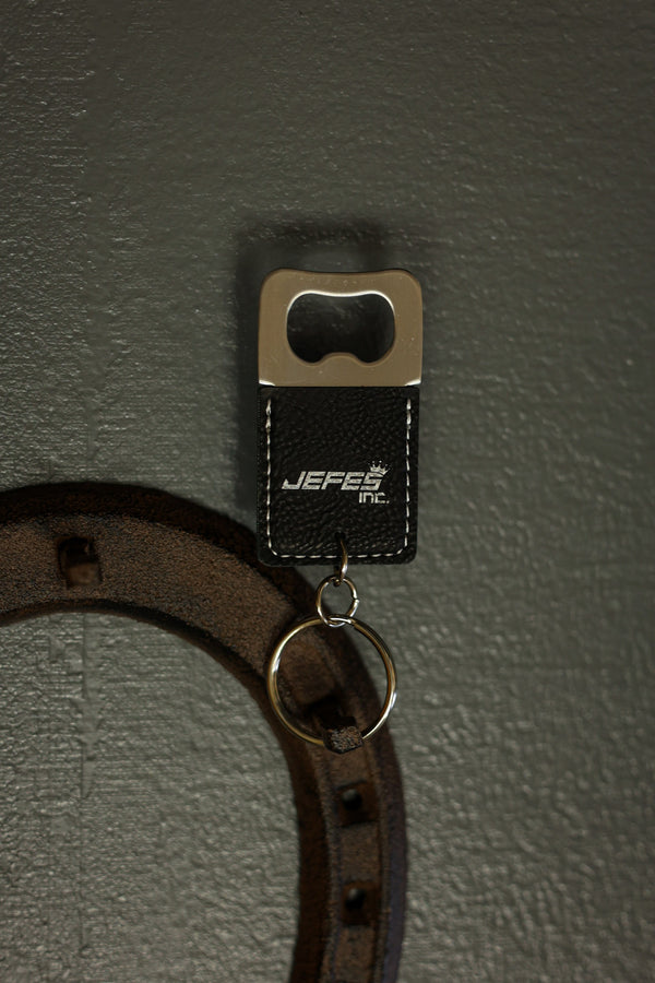 Black Bottle Opener Keychain